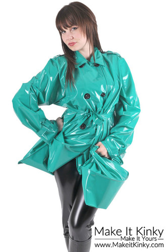 Raincoat, double breasted RA37 - Make It Kinky