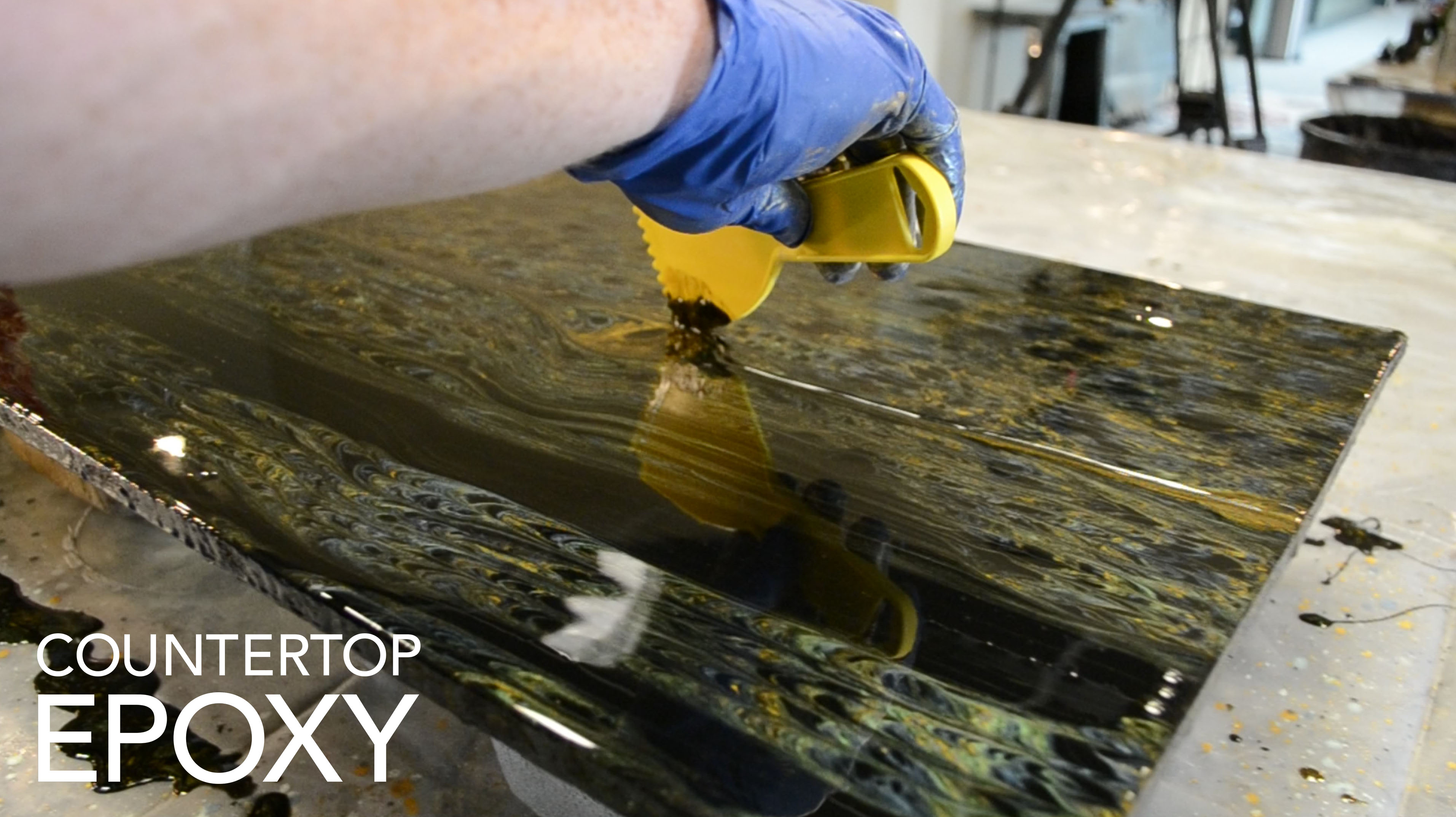 How to Create a Wood Grain Epoxy Countertop Counter Top Epoxy