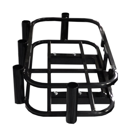 madjax cooler and rod holder rack hitch mount golf