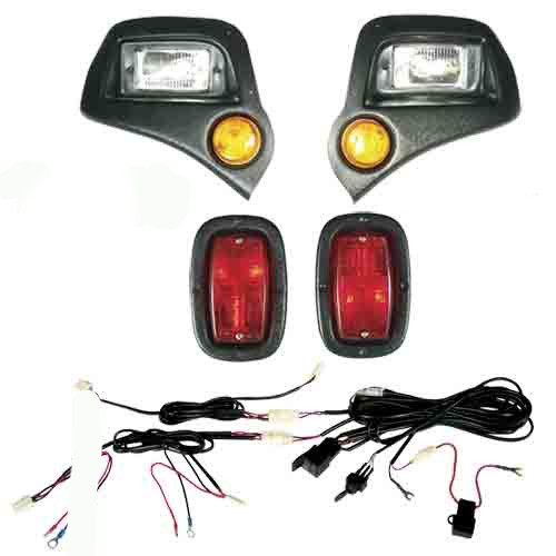 Yamaha (BLACK) G14, G16, G19, G20, and G22 headlight & LED tail light
