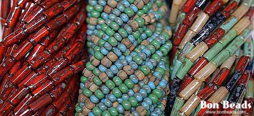 restocked and new aged seed beads