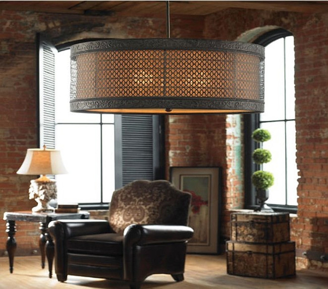 New Orleans 3 Light Hanging Shade Lamp