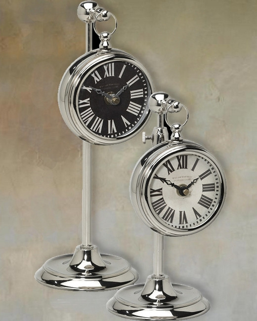 Adjustable Pocket Watch Pedestal Clock