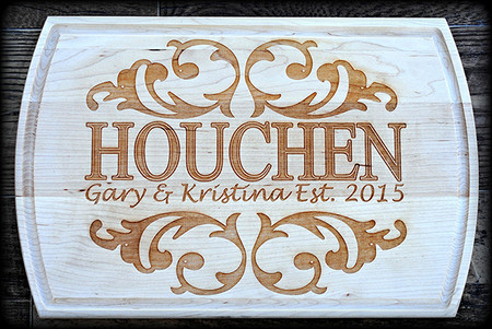 custom laser engraved cutting board deuces wild tack llc