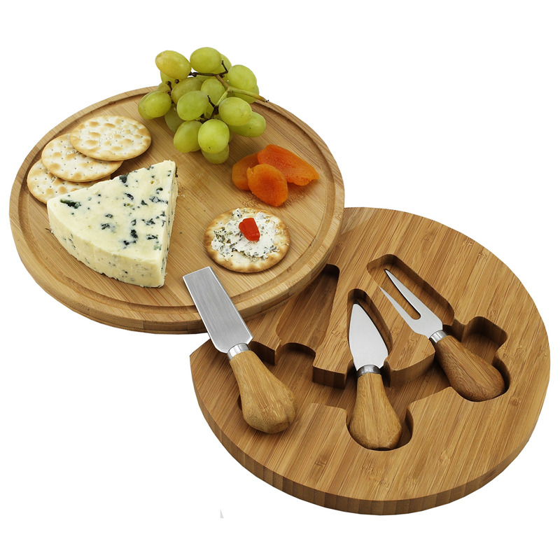 Feta Bamboo Cheese Board Set