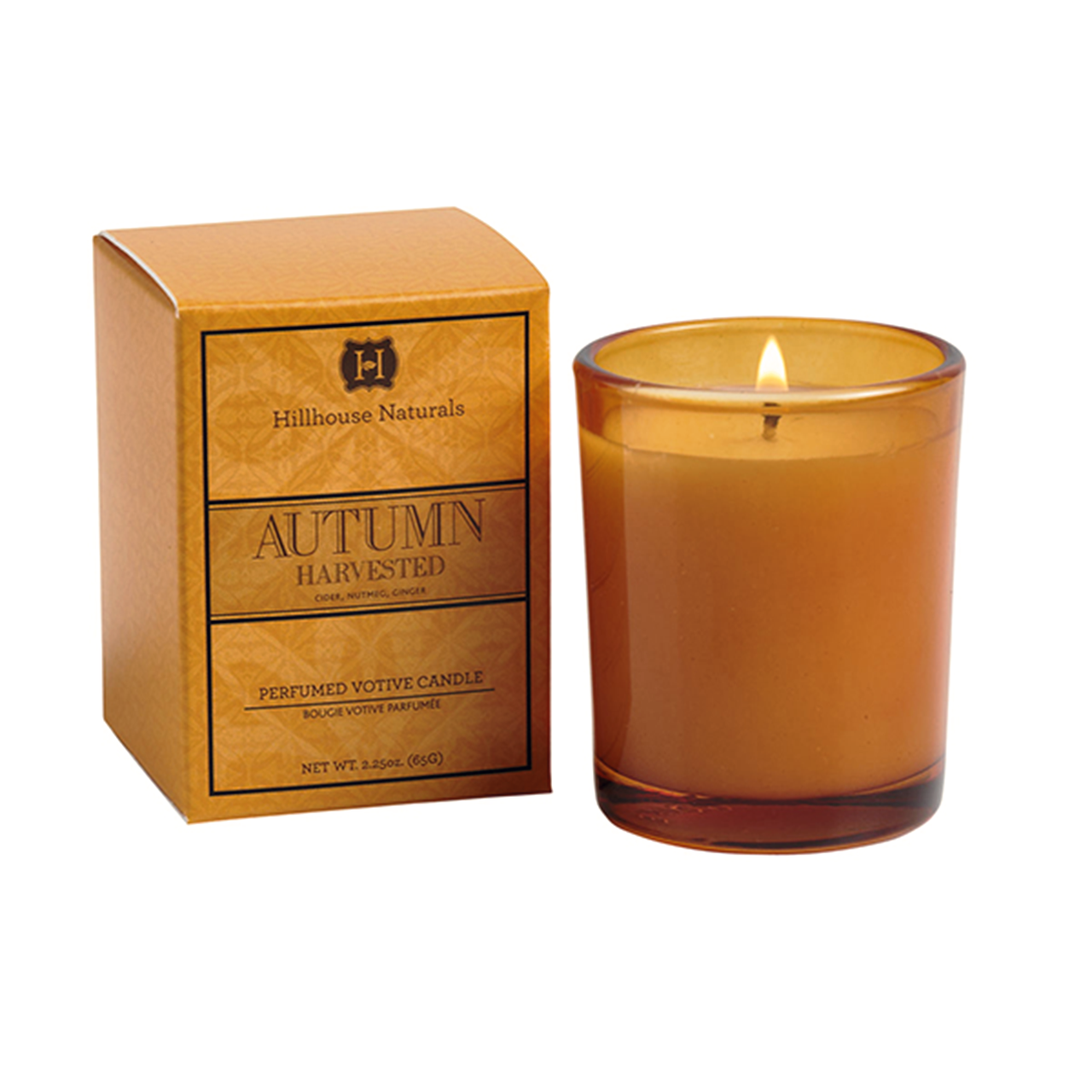 Hillhouse Naturals Autumn Harvested Votive Glass Candle James Anthony