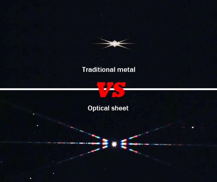 diffraction spikes refractor