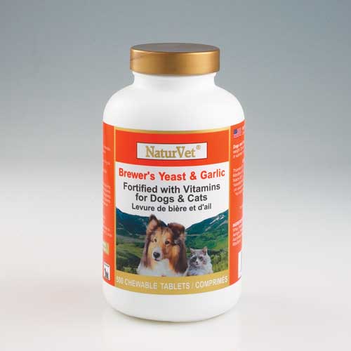 Naturvet Brewers Yeast And Garlic Tablets 500 Count Naturvet Brewers Yeast And Garlic Tablets 500 Count