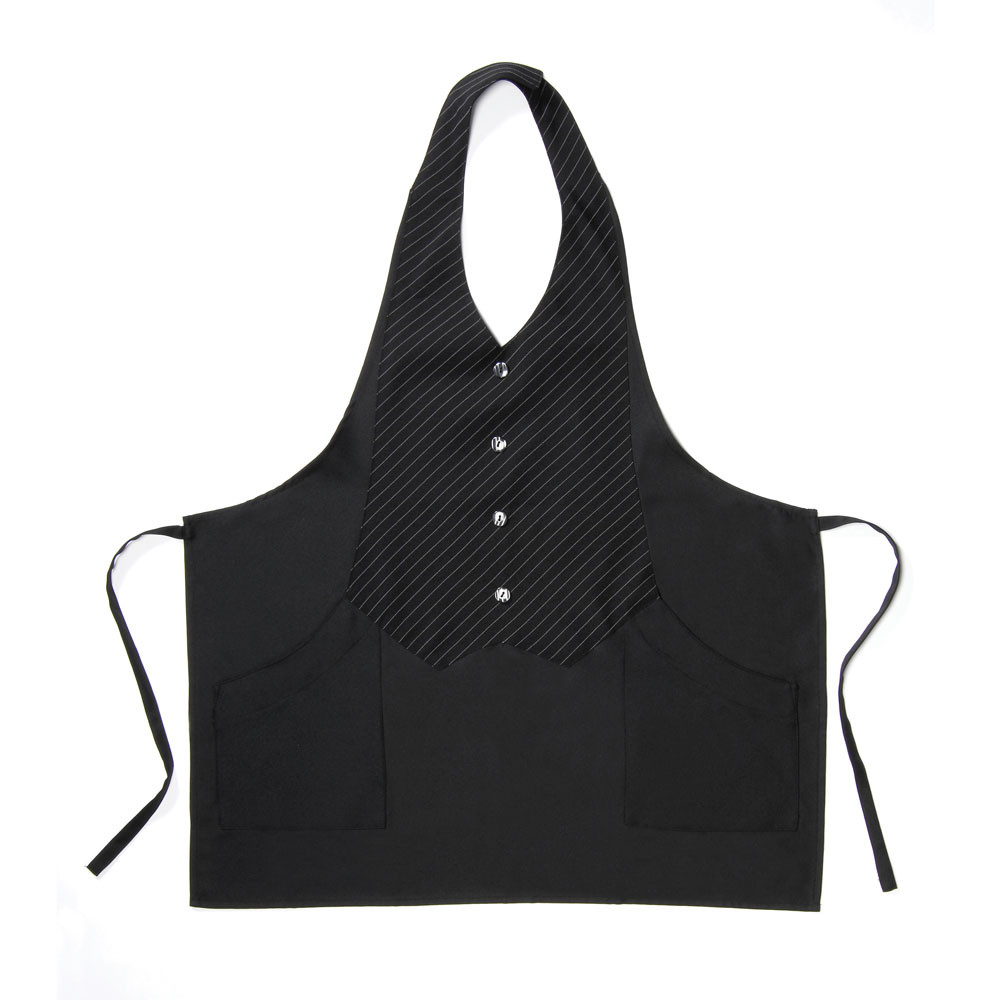 Download Pinstriped Mock Vest Apron | Aprons | Waitstuff Uniforms