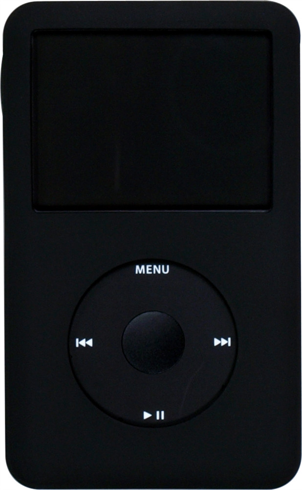 Silicone Jacket Black For Ipod Classic Power Support