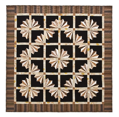 fan dance quilt pattern uses the 8 rainbow template by backporch