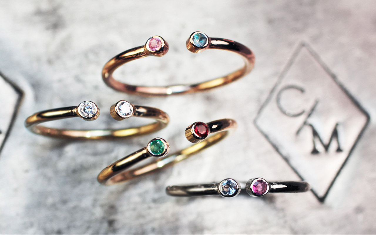 the original 14k birthstone ring