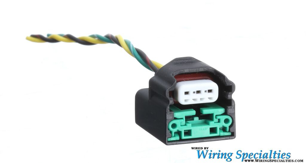 VQ35 Cam Sensor Connector - Black | Wiring Specialties ka24de swap wiring harness 