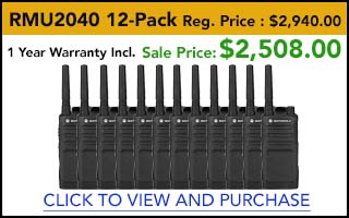 Motorola RMU2040 UHF Two Way Radio | Twowaycity.com