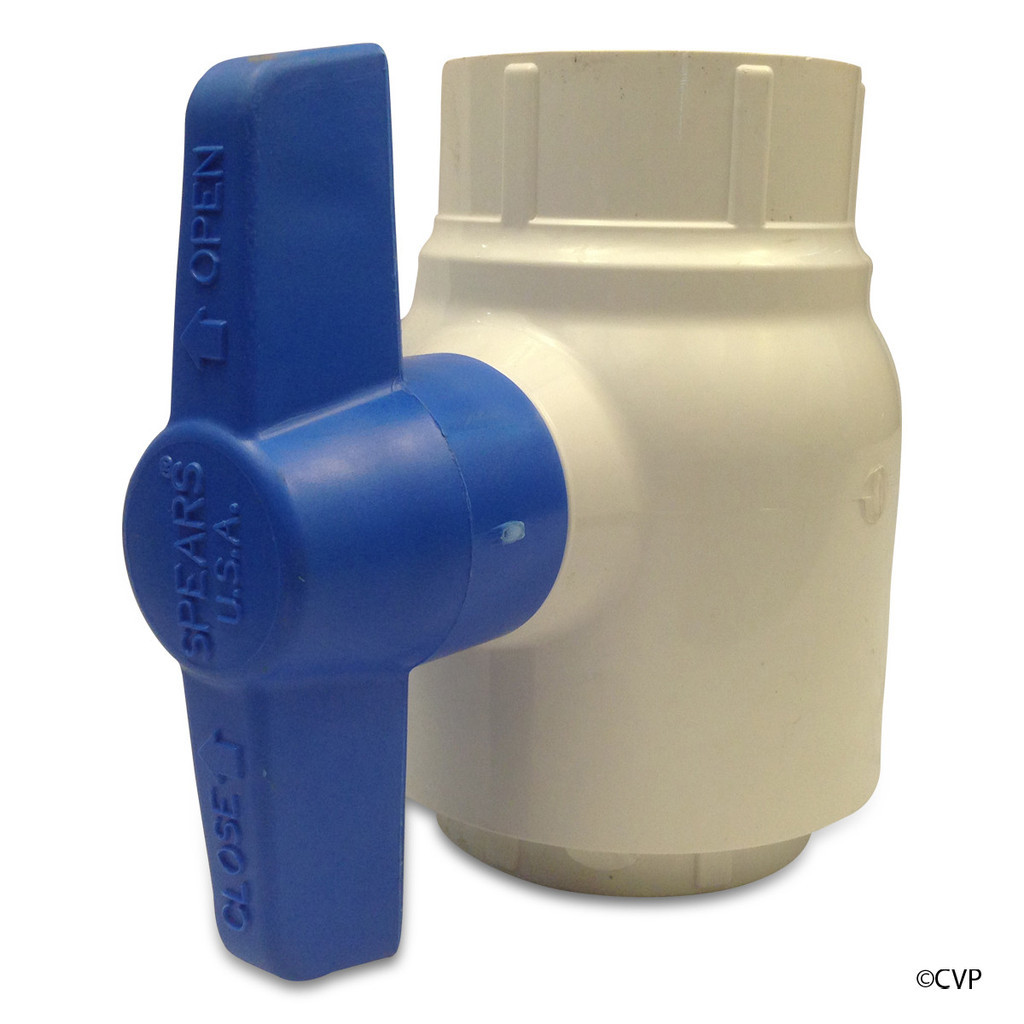 PVC SPEARS BALL VALVES 2" MOLDED PVC BALL VALVE (BLUE HANDLE