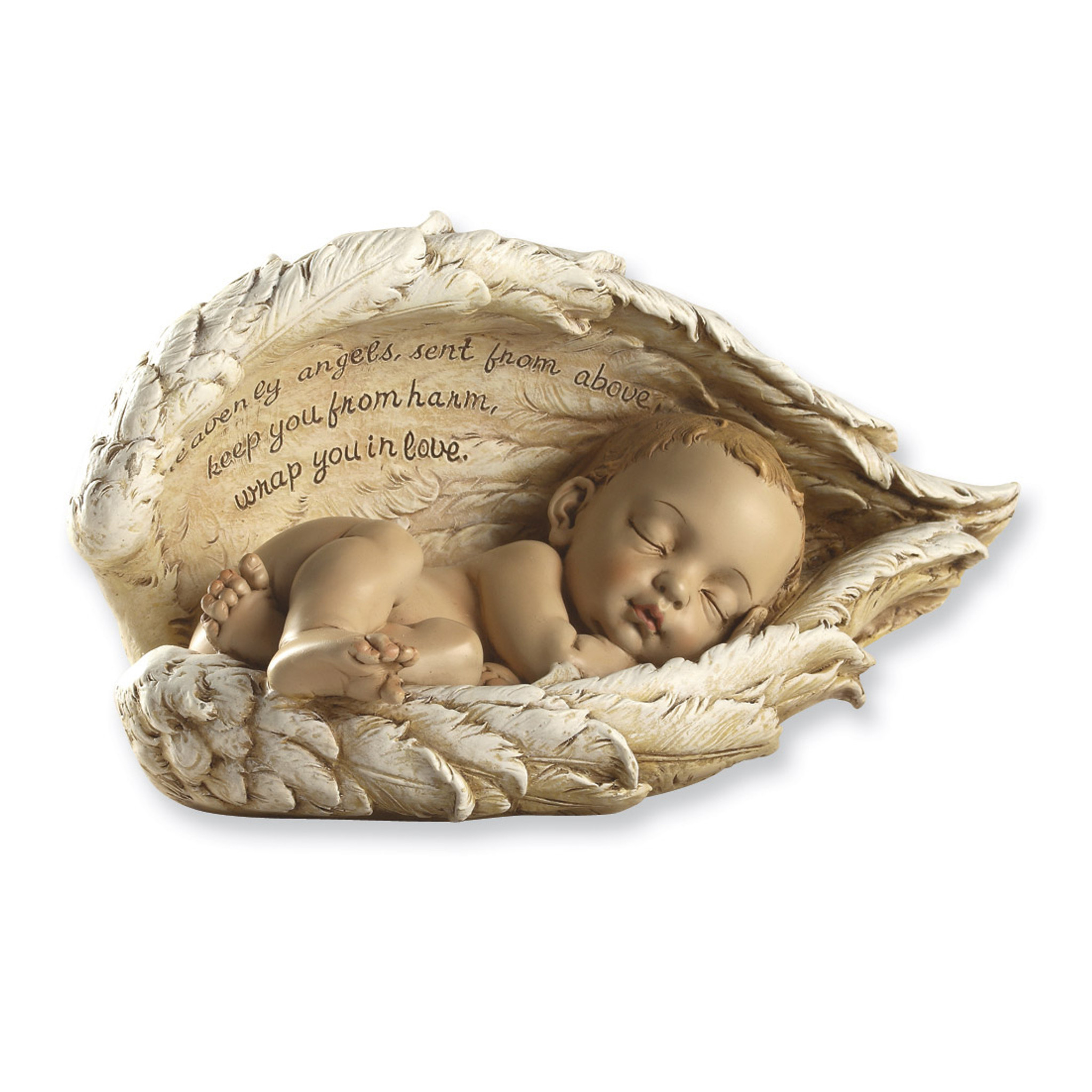 Joseph's Studio Guardian Angel Baby Figurine  HomeBello