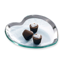 Annieglass Hearts Plate 7 Inch - Platinum MPN: CSH102P