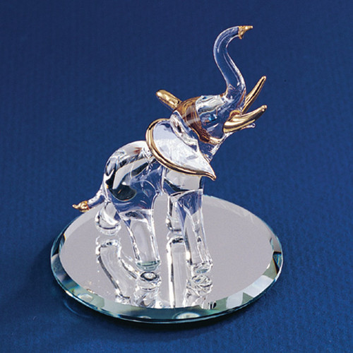 Elephant Glass Figurine GL3727