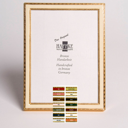 Haffke Bronze Enamel Picture Frame without Rose 5 x 7 Inch
