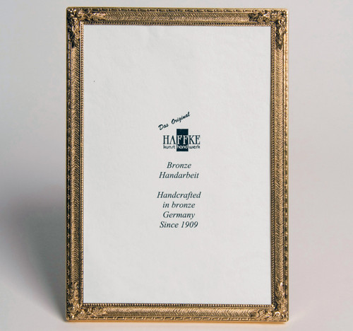 Haffke Bronze With Rose Picture Frame 4 x 6 Inch