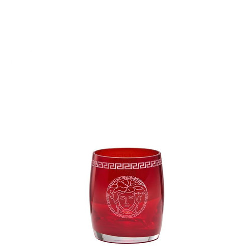 Versace Medusa Crystal Red Whisky Glass
