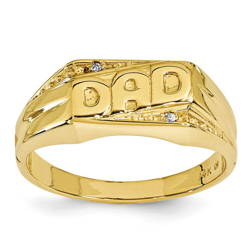 AA Diamond men's ring 14k Gold Y1616AA