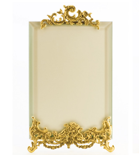 La Paris Angelique 5 x 7 Inch Brass Picture Frame - Vertical