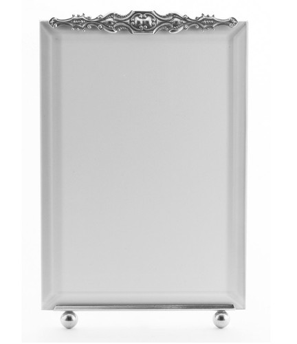 La Paris Brittany 8 x 10 Inch Silver Plated Picture Frame - Vertical