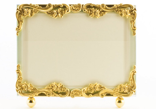 La Paris Country French 8 x 10 Inch Brass Picture Frame - Horizontal