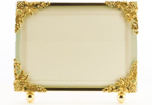 La Paris Grapevine 8 x 10 Inch Brass Picture Frame - Horizontal