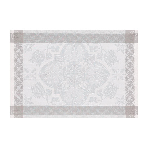 Le Jacquard Francais Azulejos Grey Placemat 21 x 15 Inch Set of 4