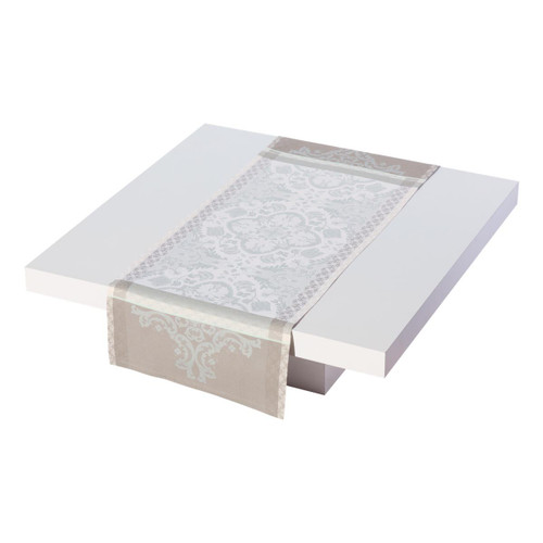 Le Jacquard Francais Azulejos Grey Runner 22 x 59 Inch