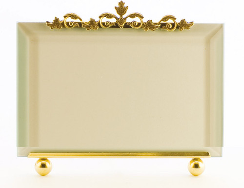 La Paris Leaf Ornament 8 x 10 Inch Brass Picture Frame - Horizontal