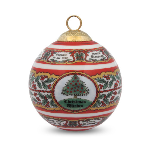 Halcyon Days Vintage Christmas Tree Bauble Ornament