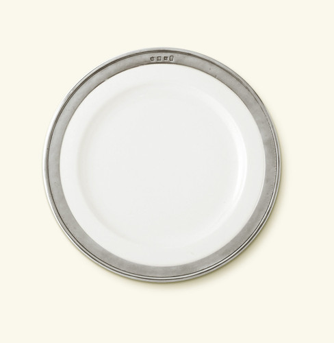 Match Pewter Convivio Dinner Plate - White