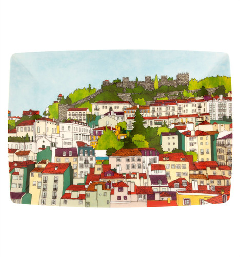 Vista Alegre Alma De Lisboa Rectangular Plate