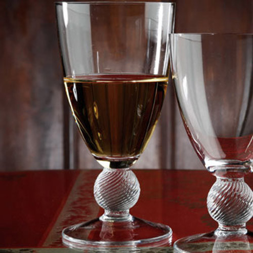 Casafina Glassware Water Stem Optic Ball Set of 6