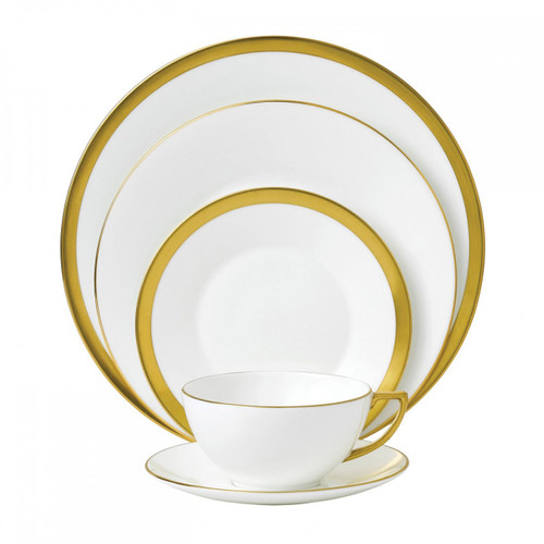 Wedgwood Jasper Conran Jasper Conran Gold Five 5 Piece Place Setting (Mixed)