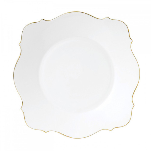 Wedgwood Jasper Conran Jasper Conran Gold Baroque Charger 13 Inch Gold Tipped