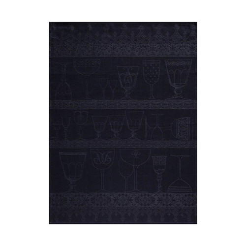 Le Jacquard Francais Cristal Slate Crystal Towel 24 x 31