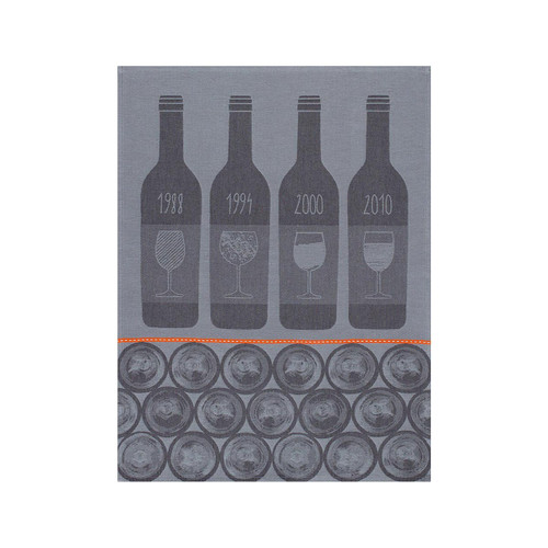 Le Jacquard Francais Bar A Vins Zinc Tea Towel 28 x 20 Set of 4