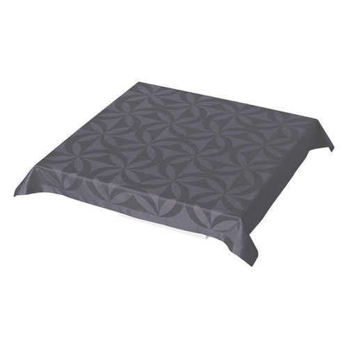 Le Jacquard Francais Ellipse Enduite Storm Tablecloth 55 x 89