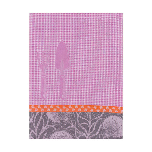 Le Jacquard Francais Hand Towel Jardinage Anemone 21 x 15 Pure Cotton