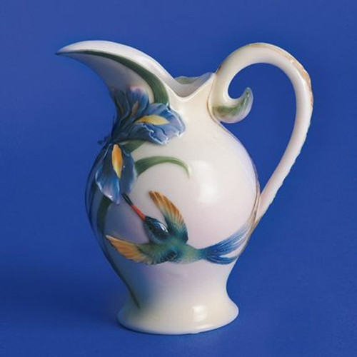 Franz Porcelain Long Tail Hummingbird Vase FZ01203 UPC 810524010054