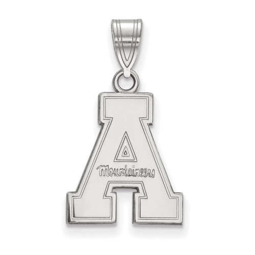 Appalachian State University Medium Pendant Sterling Silver SS003APS