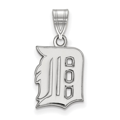 Detroit Tigers Medium Pendant Sterling Silver SS003TIG