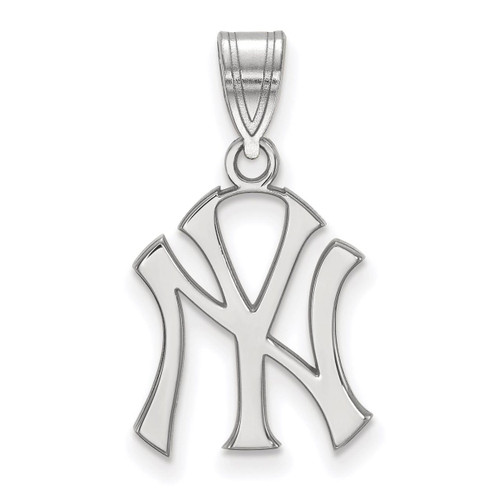 New York Yankees Medium Pendant Sterling Silver SS003YAN