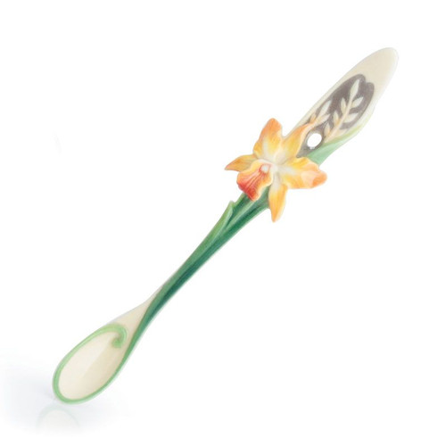 Franz Porcelain Magnificent Cattleya Orchid Spoon FZ02866S