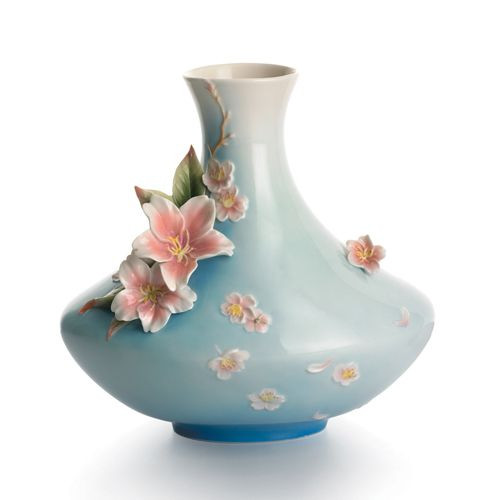 Franz Porcelain Sakura Flower Vase FZ01519