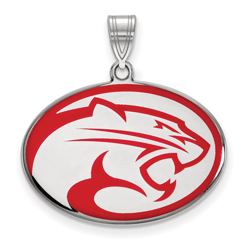 University of Houston Large Enamel Pendant Sterling Silver SS020UHO